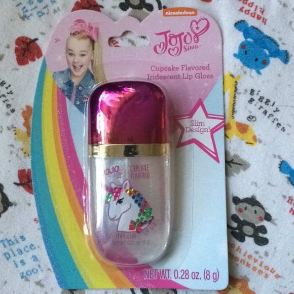 JOJO SIWA UNICORN Iridescent LIP GLOSS CUPCAKE New